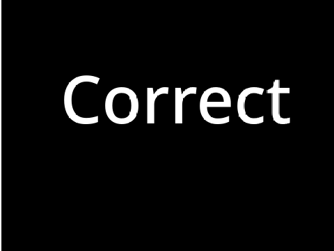 correct or wrong 
