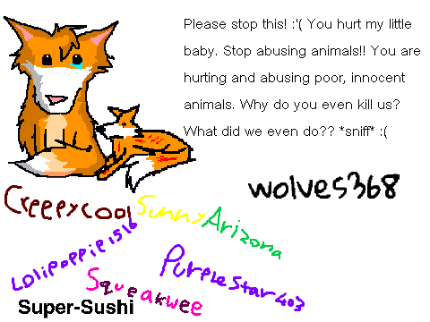 Sign if You're Against Animal Cruelty