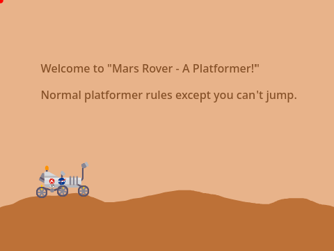 Mars Rover simulator:) new