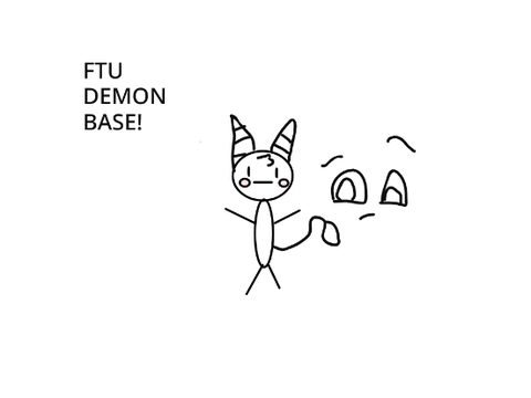 Demon Stick-figure Base