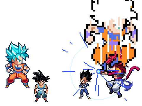 sprites for @mrgoku7 (aka my sister)