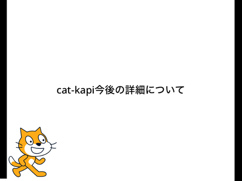 Cat-kapi今後の詳細