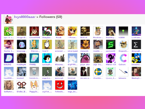 all my fellas!| 50 FOLLOWS