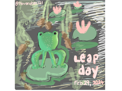 Happy Leap Day 2024! Original Art Piece