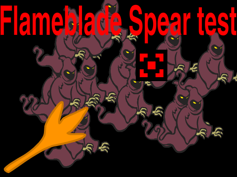 Flameblade Spear test