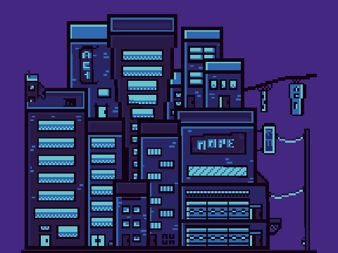 Cyber City Concept art