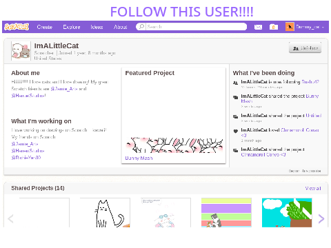 Follow ImALittleCat!