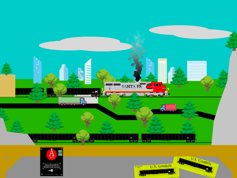 Model trains! but with the actual brands