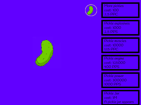 Pickle clicker