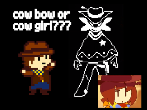 COW BOY OR COW GIFL?!?1/1/1 Undertale yellow