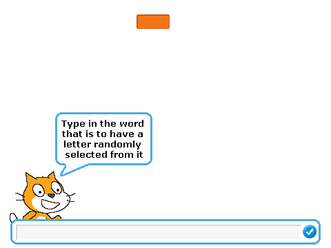 Random letter of words picker