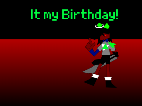 My birthday + my new oc appearance