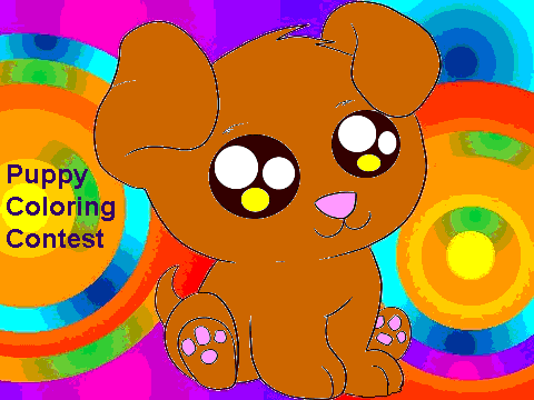 Puppy Coloring Contest
