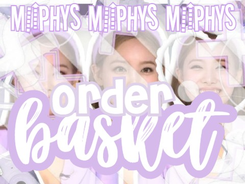 ⊹ order˚ 人 basket ୧