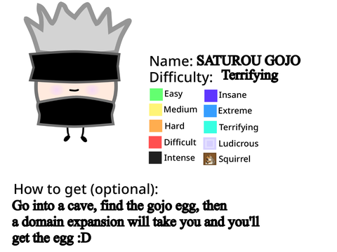 Find The Eggers: Gojo Entry
