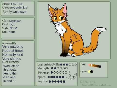 Warriors RP- Fox ` Kit