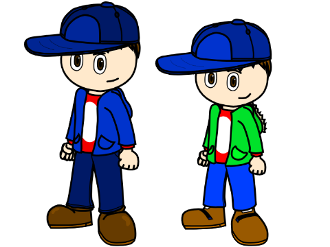 AB modern vs past design [Birthday drawing]