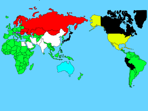 世界領土とりゲーム「架空国家」（国を侮辱する目的で作っていません）