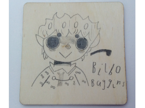 Bilbo Baggins coaster!
