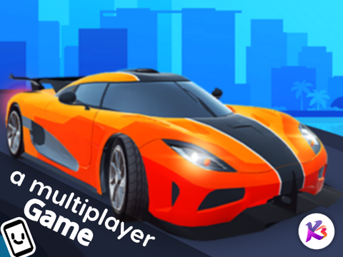 3D ☁️Multiplayer Car race v1.3 (mobile friendly)