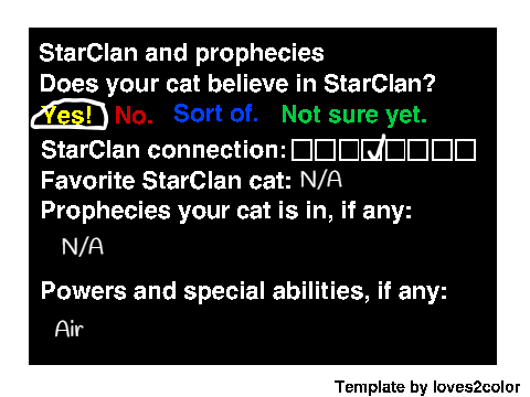 Shifting Spirits-Cat Information Mistpaw of SpellClan
