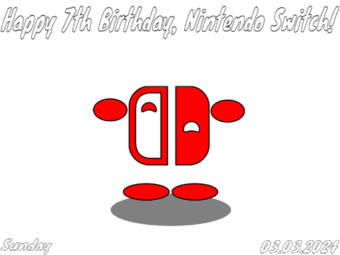 Happy 7th Birthday, Nintendo Switch! :D