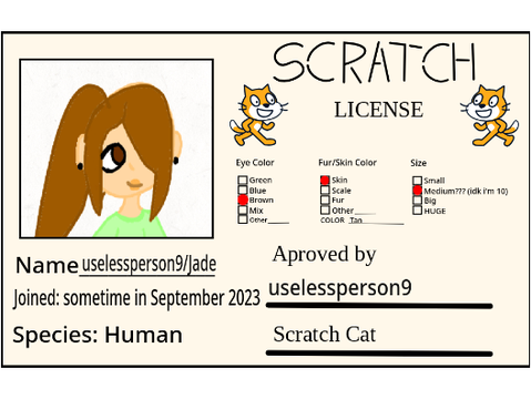 My Scratch License