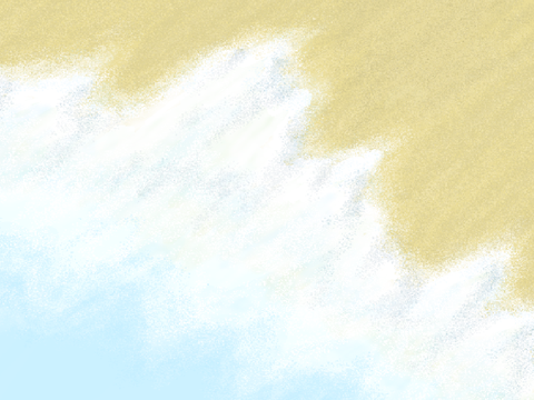 The sea - drawing