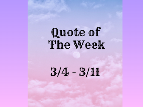 - Qotw, 3/4 - 3/11 ♡