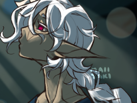 ❀ a longing lily . crk art wip