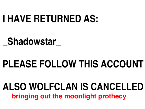 I HAVE RETURNED!!!!