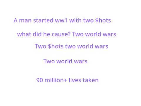 Remember what small acts can do