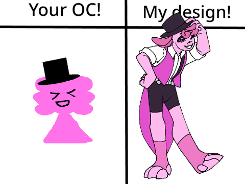 Humanoid design of your OC!