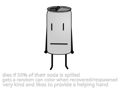 random object character i made