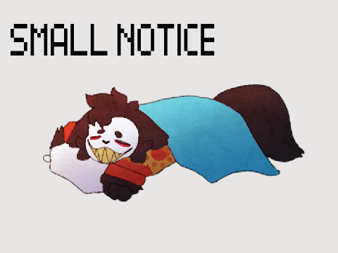 [Small Notice]