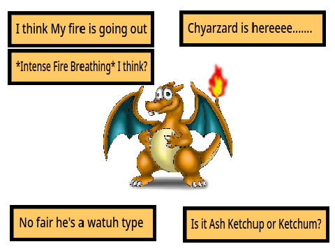 Goofy Charizard Voice Lines!