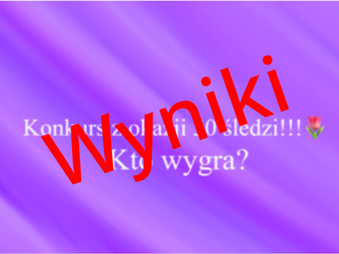 Wyniki konkursu 