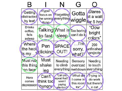 ADHD Bingo remix remix