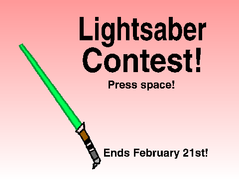 Lightsaber Contest! -Closed-