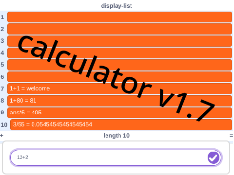 calculator v1.7