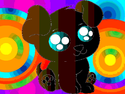 Puppy Coloring Contest entry