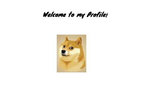Welcome to my Profile