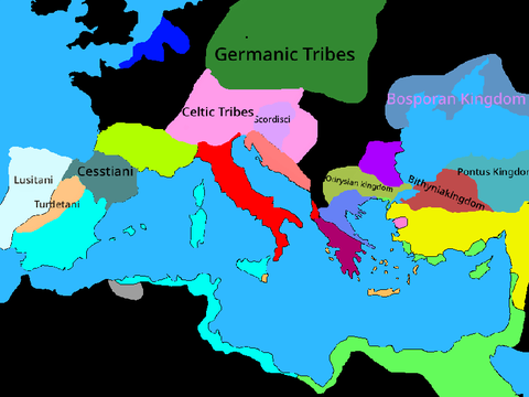 Ancient World Rp Map converted to a more historical map for information 