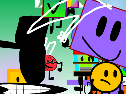 Animatic Battle intro but with (most of) the characters of Object shows I'm in but goofy