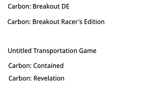 Roadmap for Backspace121 Games