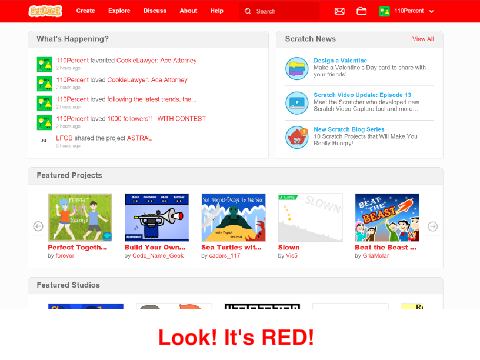 Red Scratch - My New Scratch Theme!