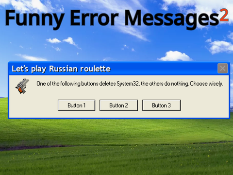 Funny Error Messages 2