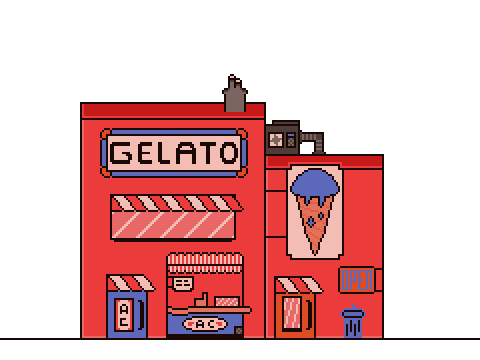 Italian Gelato Shop