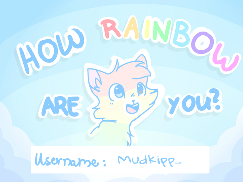 How Rainbow is Mudkip?