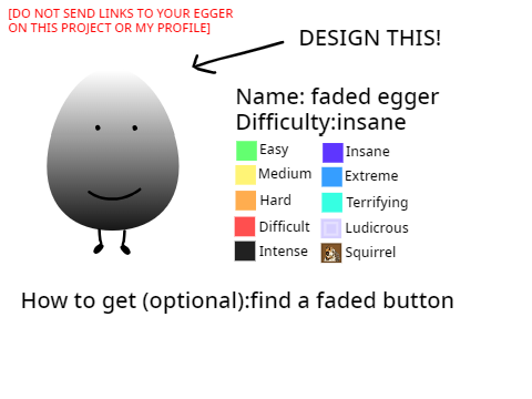 Make an egger for Find The Eggers: Remastered! remix
